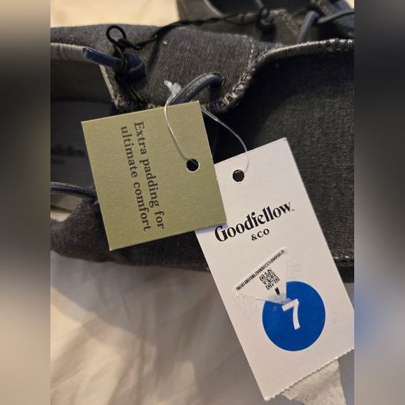 Goodfellow & Co Dark Denim Blue Canvas Slip-On Sneakers - Picture 2 of 2